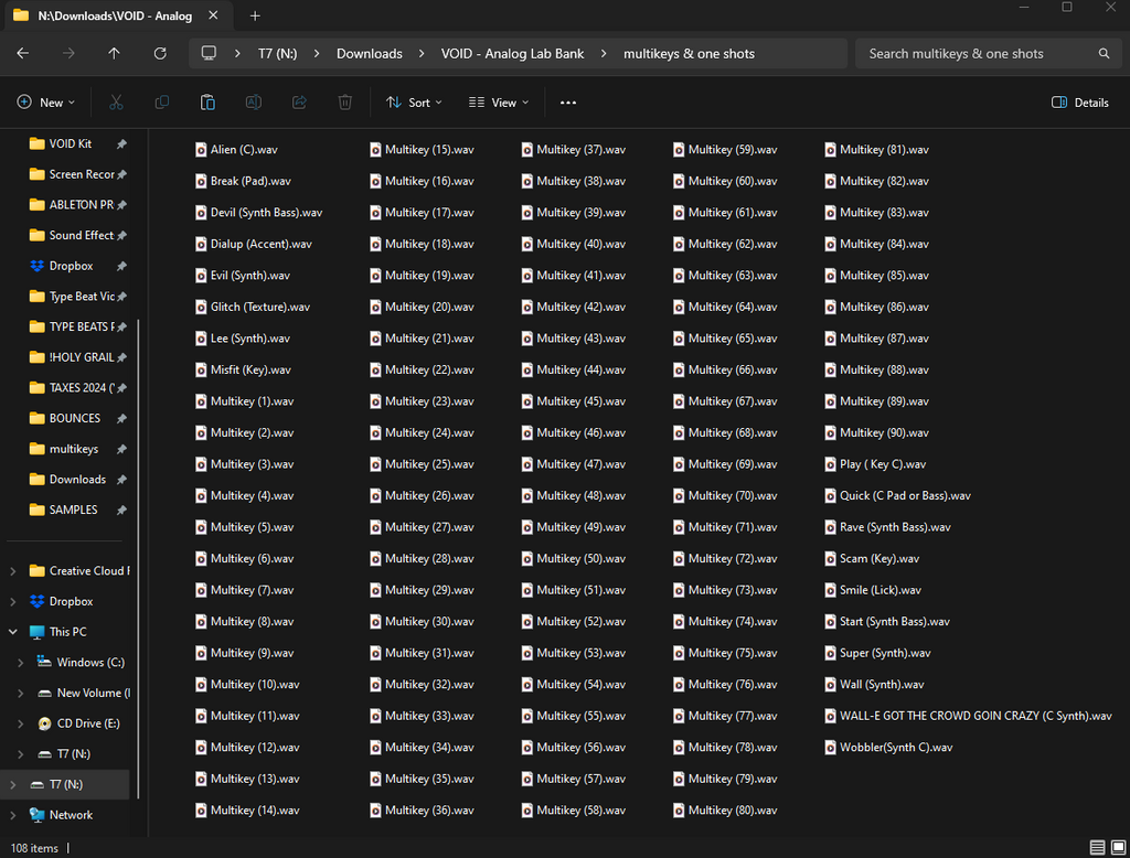 VOID - (Analog Lab Bank + One Shot Kit)