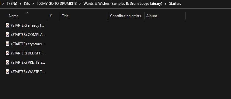 Wants & Wishes (Samples & Drum Loops Library)